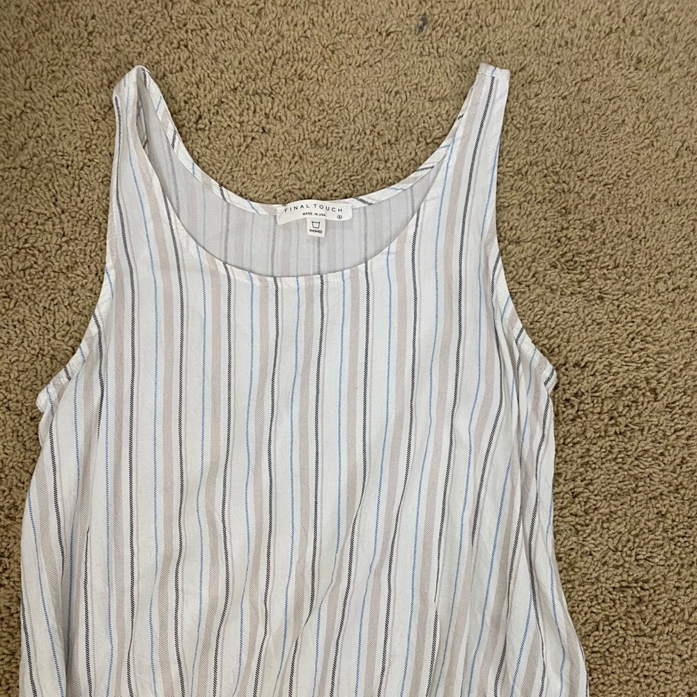 Final touch tank top